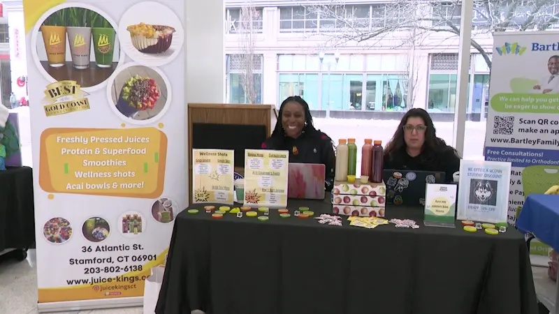 Story image: Vendor fair at UConn Stamford Library highlights Black entrepreneurs