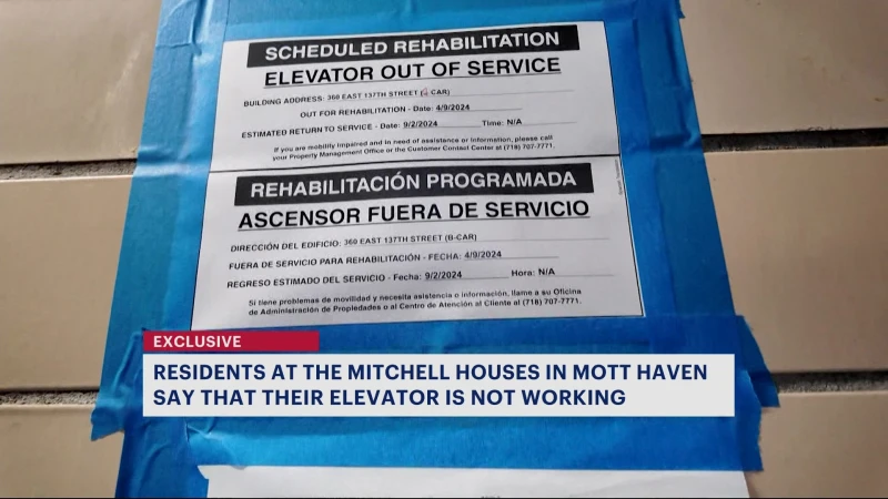 Story image: Exclusive: Elevator outage at NYCHA building strands Mott Haven tenants 