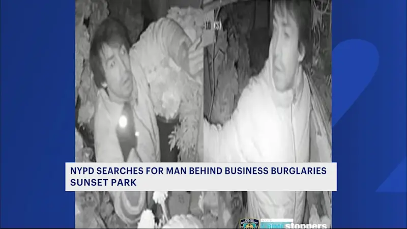 Story image: Suspect on the run after stealing money, merchandise from 2 Sunset Park stores
