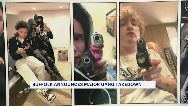 Story image: Suffolk DA: 28 people arrested in gang crackdown
