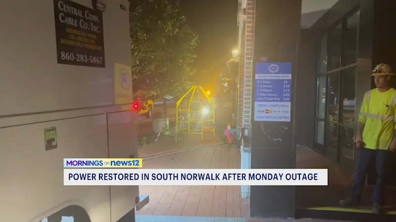 Story image: Power restored for South Norwalk residents, businesses