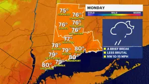 STORM WATCH: Scattered risk of severe storms overnight in Connecticut