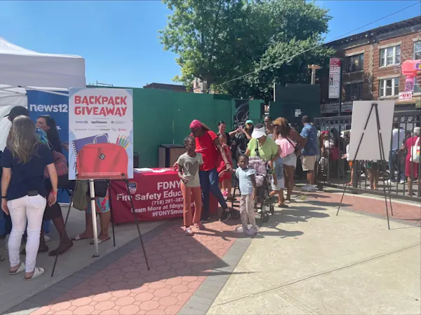 Story image: News 12 Brooklyn holds back-to-school celebration
