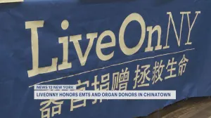 LiveOnNY Hosts event in Chinatown honoring EMT workers and organ donors