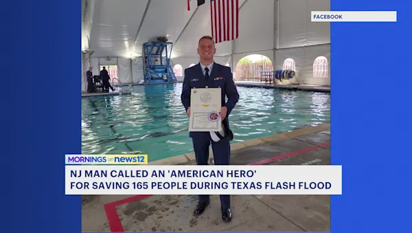 Coast Guard rescue swimmer from NJ helps rescue 165 in Texas floods