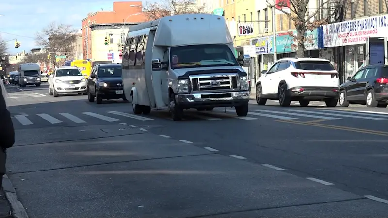 Story image: $2 vans gain popularity in Brooklyn as an MTA alternative