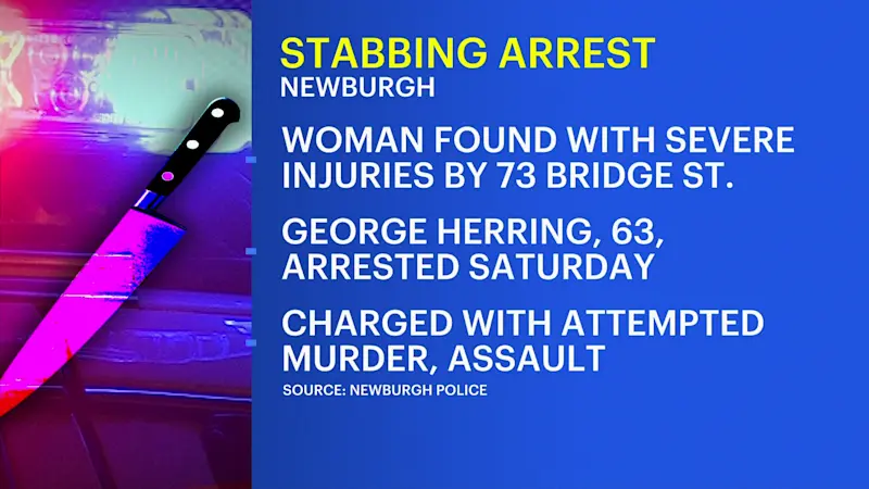 Story image: Newburgh man faces attempted murder charge in woman’s stabbing