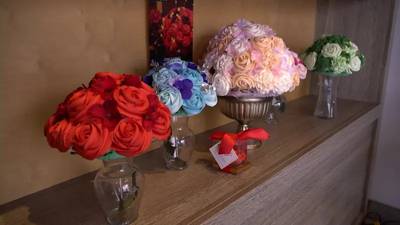 Story image: Made in New Jersey: Baked Bouquet transforms cupcakes into flower arrangements