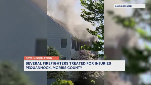 Several house fires break out Thursday in New Jersey; 1 man dead