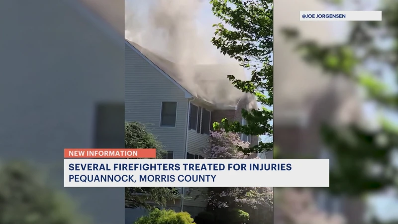Story image: Several house fires break out in New Jersey; 1 man dead
