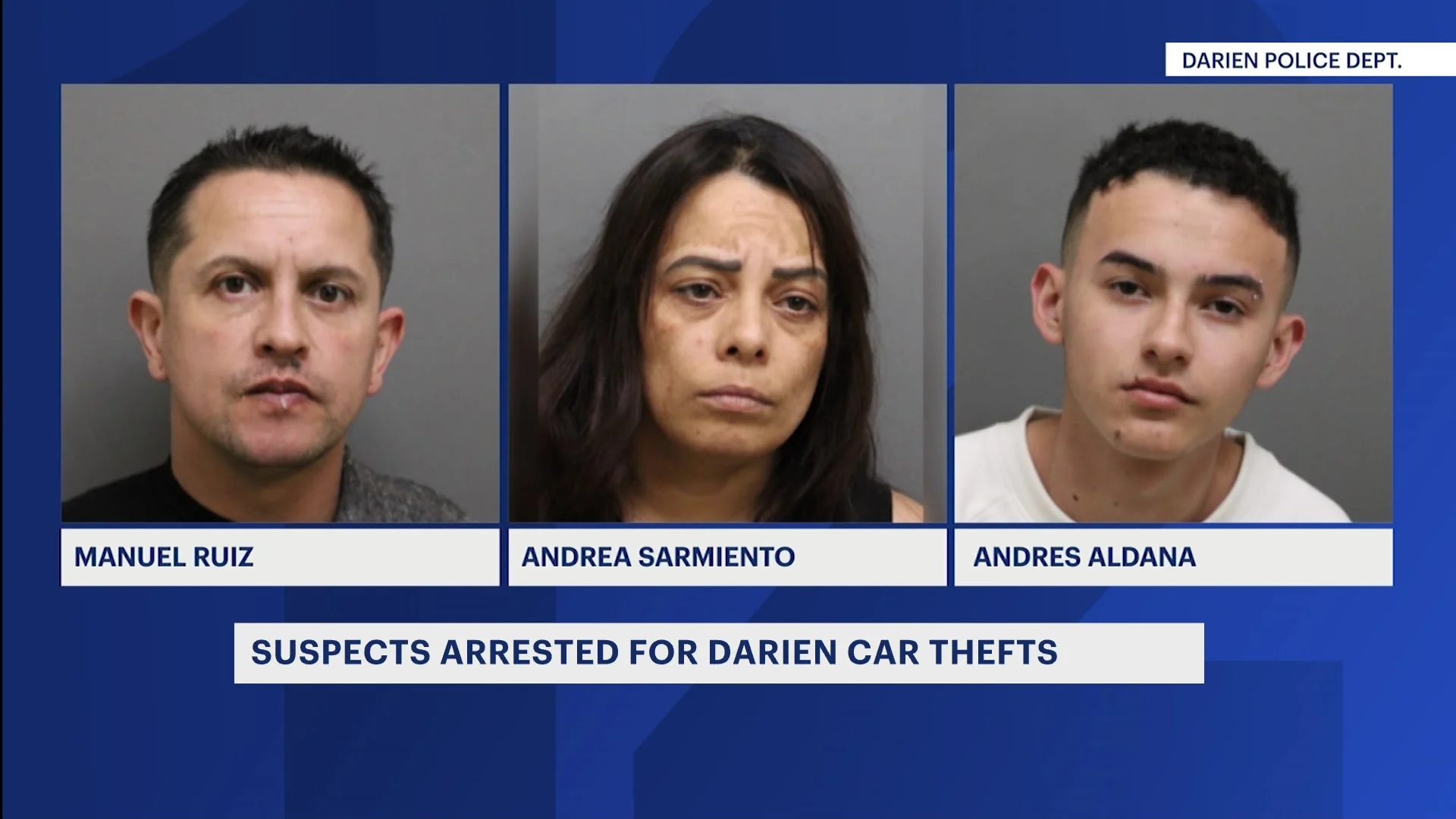 Police: 2 Queens men, woman arrested in Darien for breaking into cars