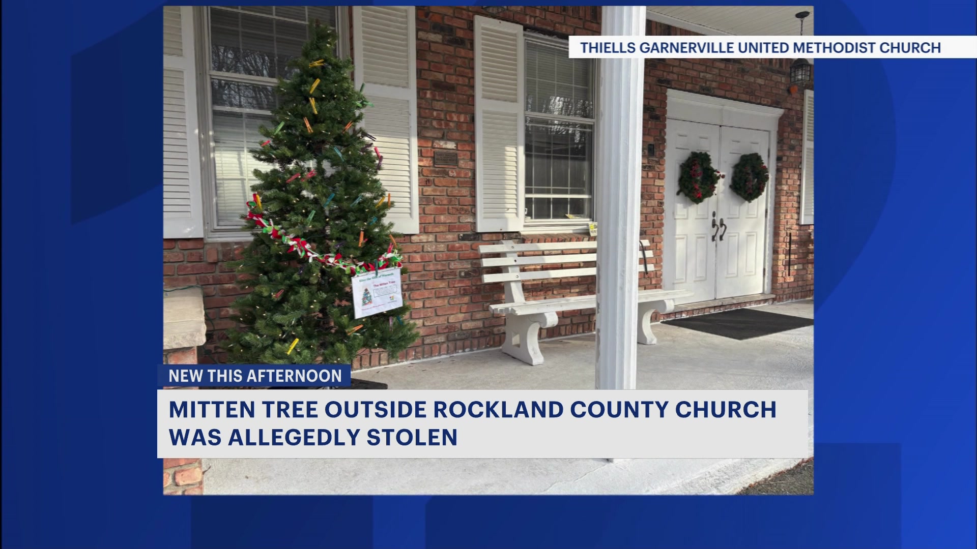 Thieves can't steal the spirit: Rockland church keeps giving after theft of mitten tree 