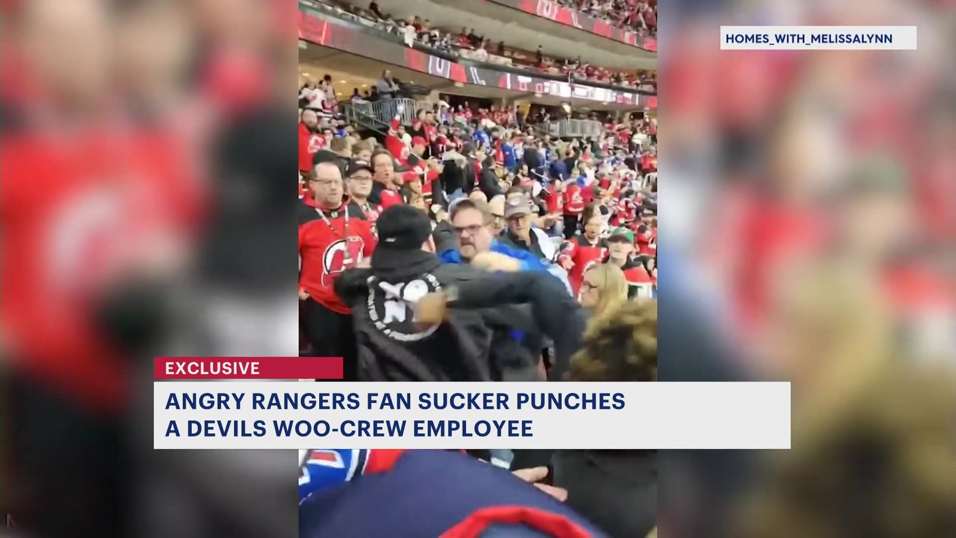 Rangers fan caught on video punching Devils employee at Game 7