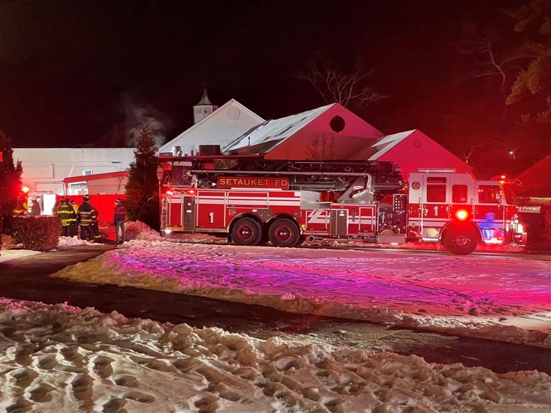 News 12 | Long Island | Early Morning Fire Tears Through The Roof Of ...