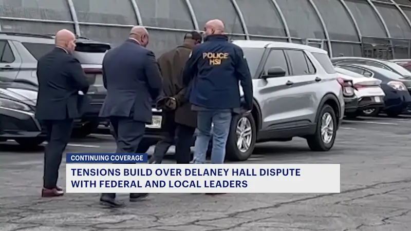 Story image: Newark mayor set to appear in court Thursday following arrest at ICE facility