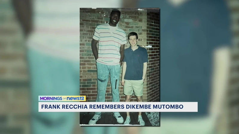 Story image: NBA legend Dikembe Mutombo remembered by former Georgetown classmate Frank Recchia