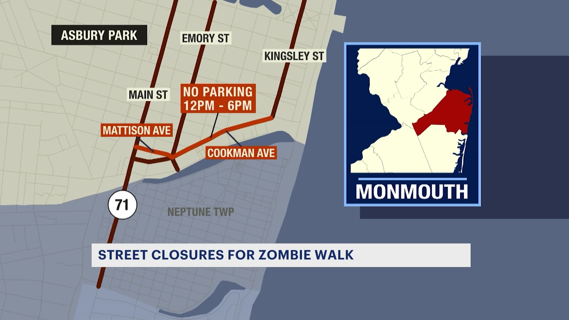 Asbury Park Zombie Walk to cause road closures this weekend