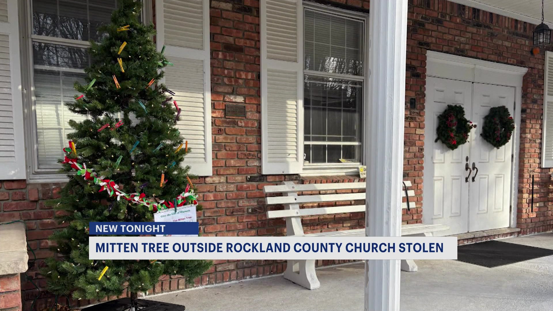 Christmas tree allegedly stolen from church in Rockland