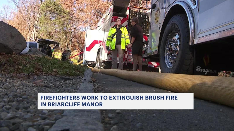 Story image: Extremely dry conditions foster brush fires in Hudson Valley