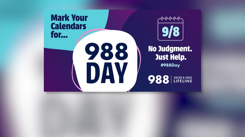 Story image: 988 Day aims to erase stigma around seeking mental health support