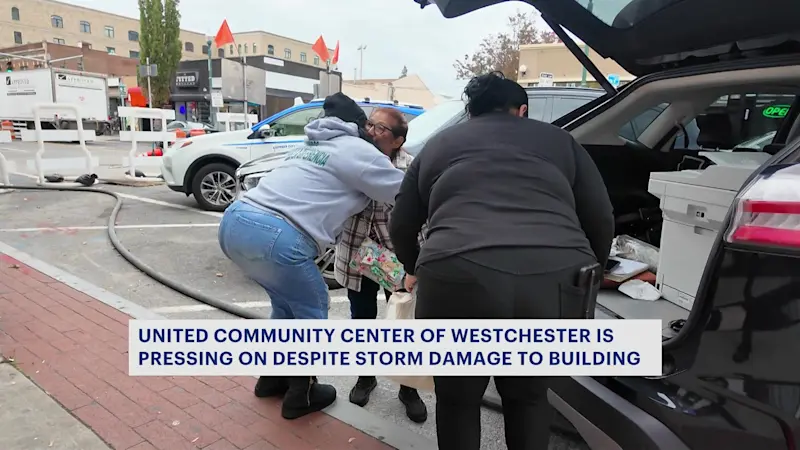 Story image: Community center employees press on despite storm damage to New Rochelle building