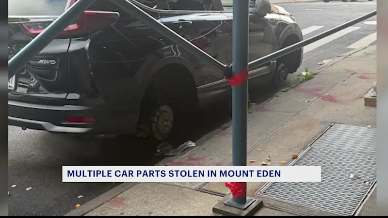 Story image: Car owners fed up after tires, rims, mirrors stolen from vehicles in Mount Eden 