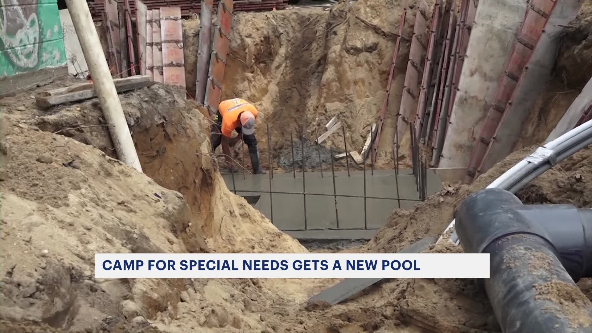 Center Moriches camp for people with special needs gets new pool