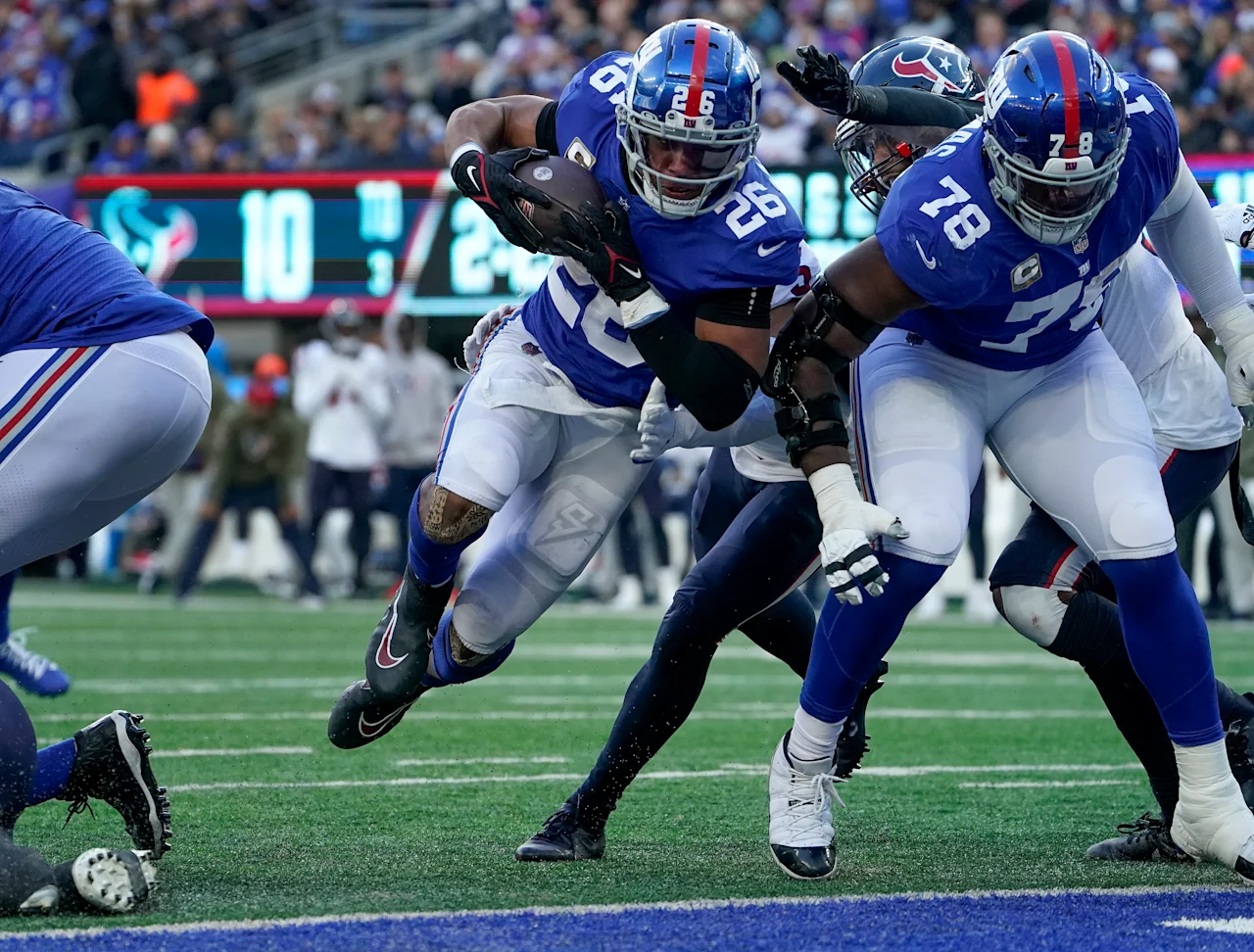Giants running back Saquon Barkley
