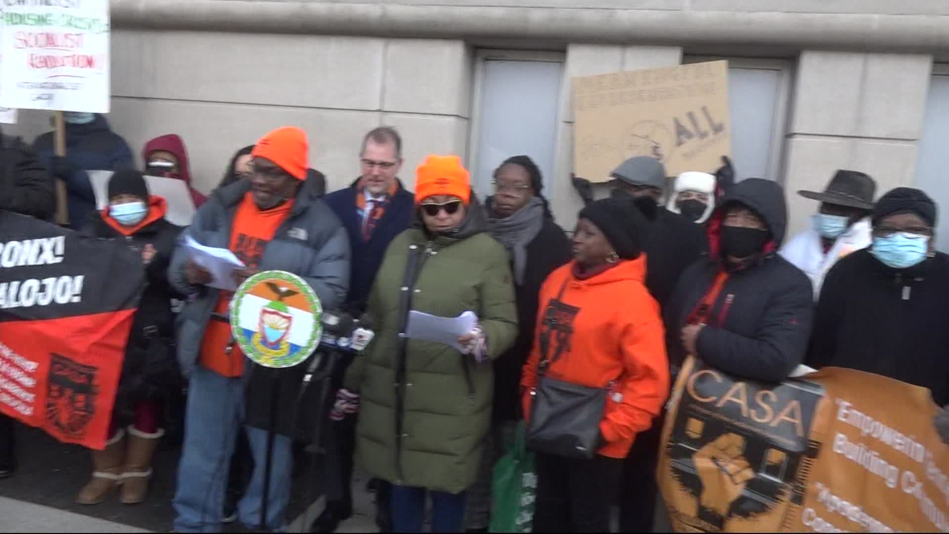 Leaders, advocates call on NYC housing court system to slow down evictions