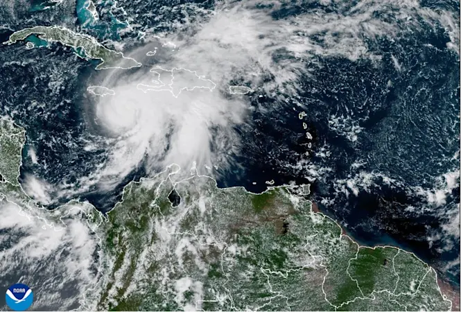 Story image: Melissa strengthens into a Category 4 hurricane, threatening catastrophic flooding in Jamaica, Haiti