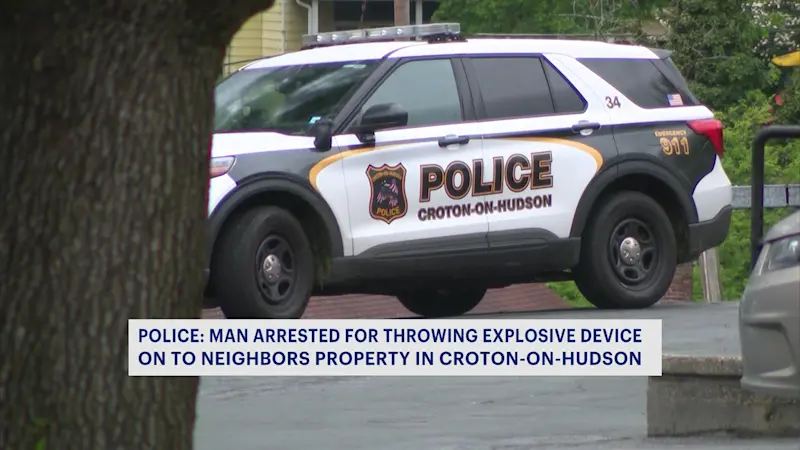 Story image: Police: Man threw explosive device on neighbor’s property after dispute