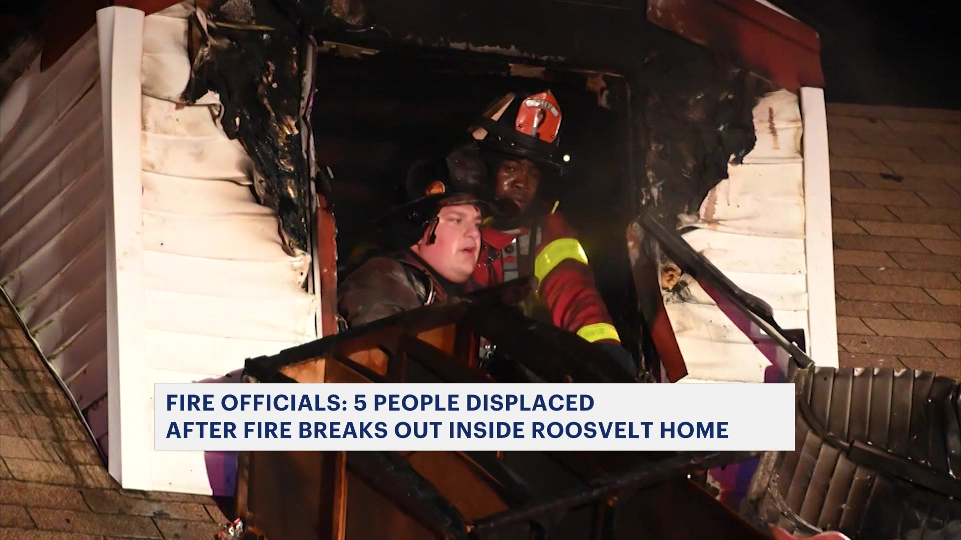 Officials: Fire In Roosevelt Home Displaces 5 People