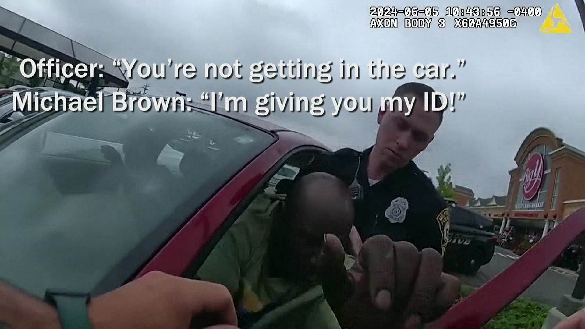 ‘I can’t breathe.’ Body-camera footage shows moments before suspect