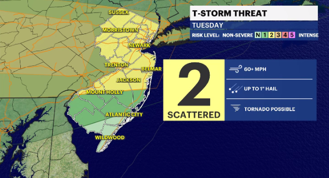 Story image: STORM WATCH: Severe thunderstorms expected throughout the day; tracking remnants of Debby