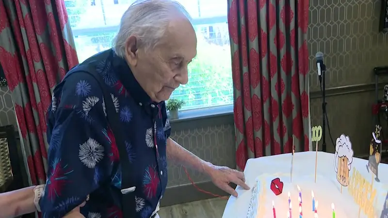 Story image: Army veteran celebrates 100th birthday at Bristal in West Babylon