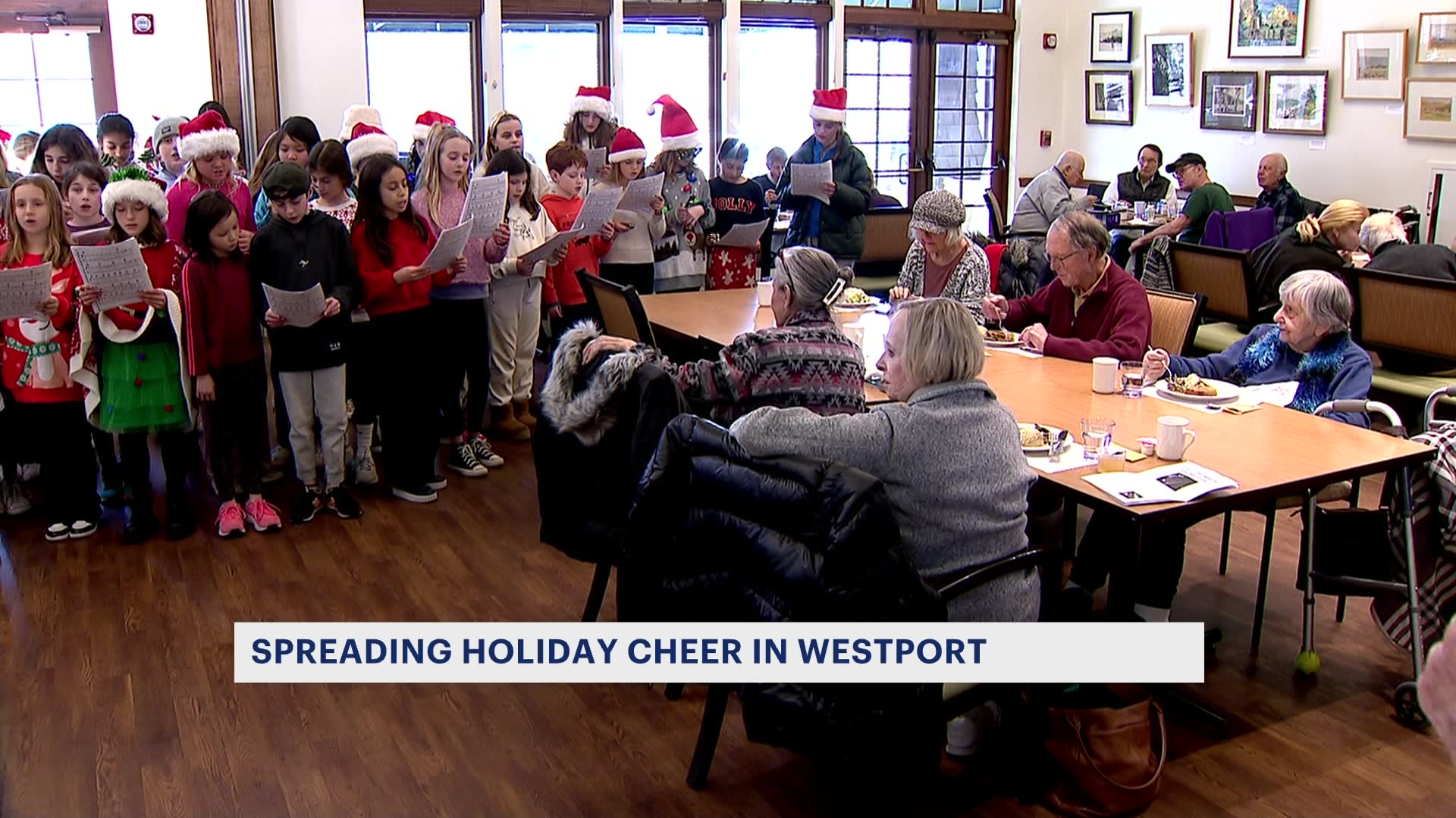 5th Graders From Westport Elementary School Spread Holiday Joy At 