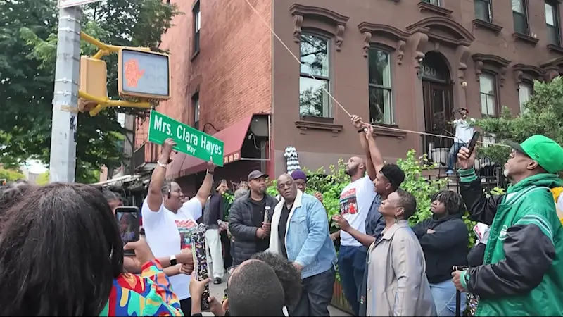 Story image: Bed-Stuy honors neighborhood hero Clara Hayes with street renaming 