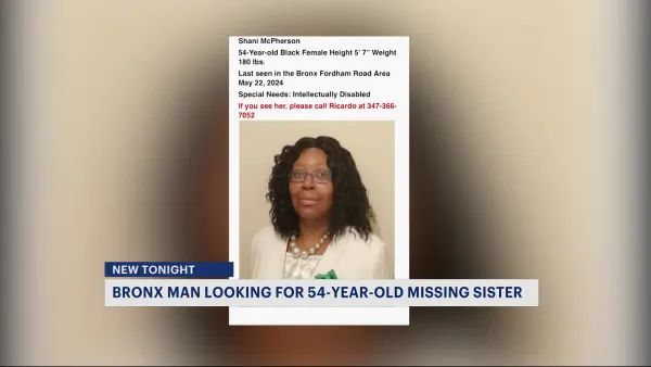Brother calls on Fordham neighborhood to help find  missing sister who is intellectually disabled