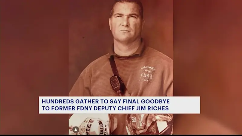 Story image: Funeral held for former FDNY deputy chief who died from 9/11-related illness