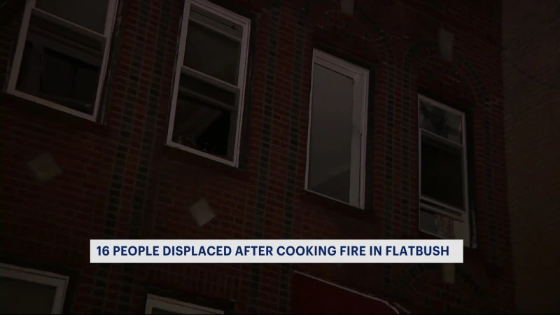 Story image: NYPD: Cooking fire displaces 16 people from Flatbush home 