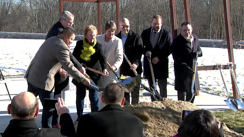 Story image: Groundbreaking held for Newtown animal sanctuary in honor of Sandy Hook victim  