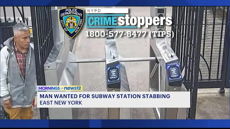 Story image: NYPD releases video of suspect wanted in subway stabbing at Grant Avenue station