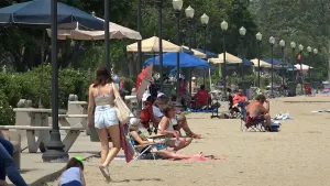 Where does Calf Pasture Beach rank on News 12 Connecticut's Best Beaches list?