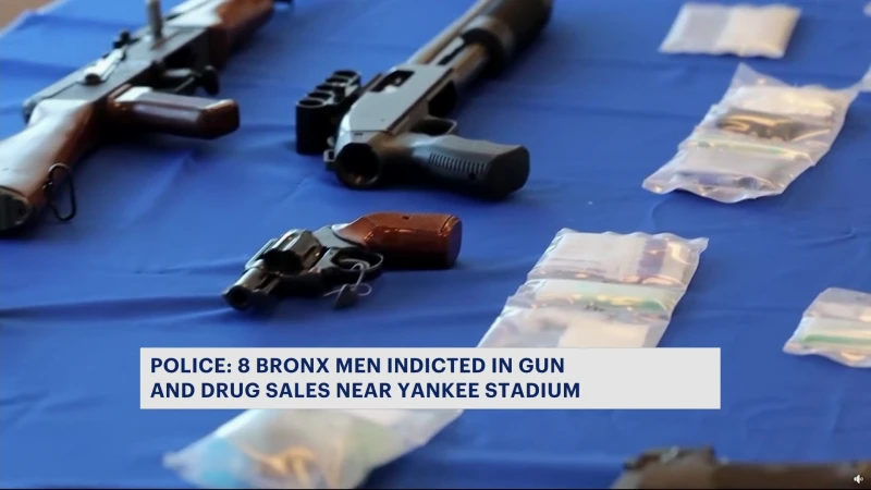 Story image: Bronx DA: 8 Bronx men arrested for selling contraband near Yankee Stadium