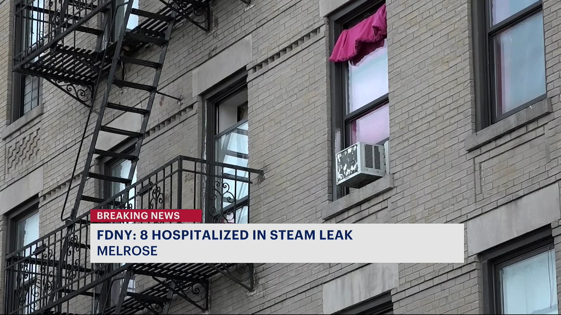 FDNY: Steam leak in Melrose apartment building hospitalizes 8