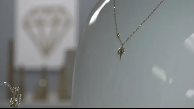 Story image: Milford jewelry store selling necklaces to help victims of Los Angeles wildfires