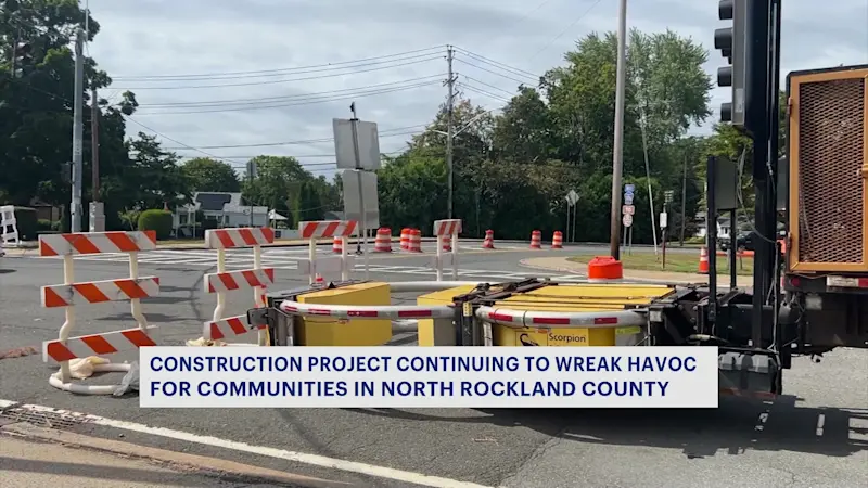 Story image: Businesses cut staff, tires blow out, as pipeline project takes toll in North Rockland