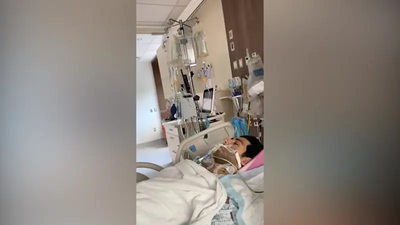 Story image: 'Let me get through this.' Great Neck shares story of survival from burst aneurysm 