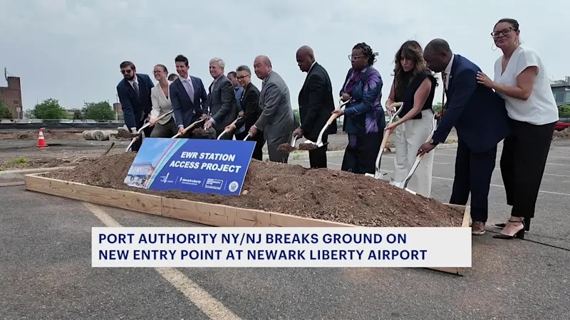 Story image: Port Authority breaks ground on new entry point at Newark Liberty International Airport