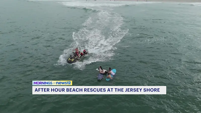 Story image: Dozens of rescues reported after lifeguards' hours at the Jersey Shore